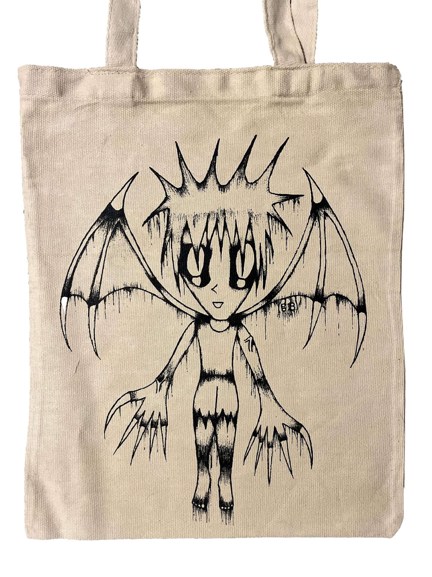 Spooky Tote (Blue, Beige, Black)